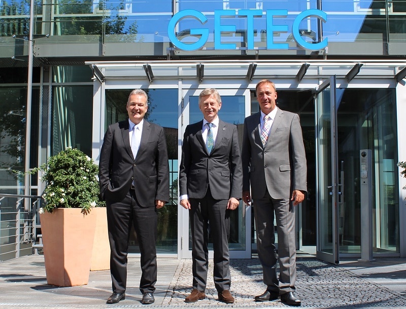 Das Getec-Führungstrio Michael Lowak, Karl Gerhold und Andreas Schulz (v.l.n.r.) . Foto: Urbansky