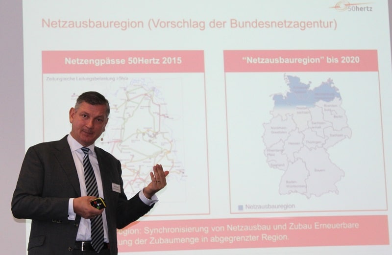 Sieht keine Netzengpässe für die Zukunft: 50Hertz-Geschäftsführer Boris Schucht. Foto: Urbansky Netz, Stromnetz, Gasnetz, BNetzA, 50Hertz