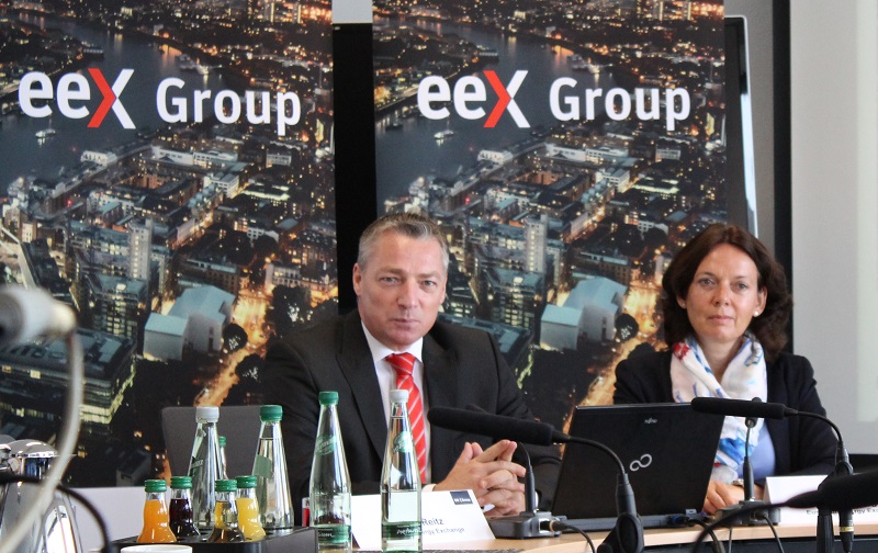 Haben auch in diesem Jahr viel vor: EEX-CEO Peter Reitz und Finanzvorständin Iris Weidinger. Foto: Urbansky