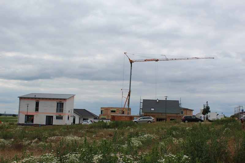 Alle Grundstücke in diesem Baugebiet wurden für Geothermie vorbereitet. Foto: Urbansky