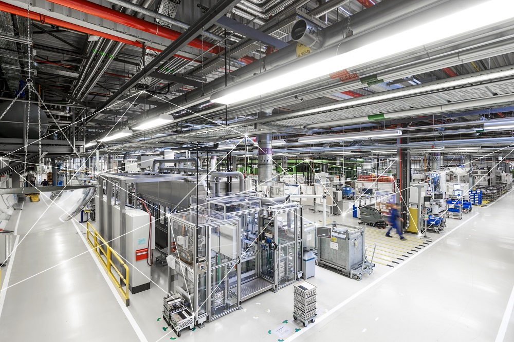 Energieeffizient durchorgansiert: Bosch-Werk Homburg. Foto: Bosch