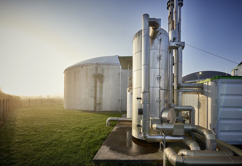 Bioerdgasanlage in Oschatz, die zu Teilen Biogas ins Gasnetz einspeist. Fotos: Juergen Jeibmann.