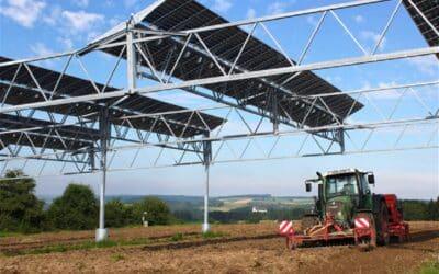 Agri-​PV macht Land­wirt­schaft und Ener­gie­pro­duktion effektiver